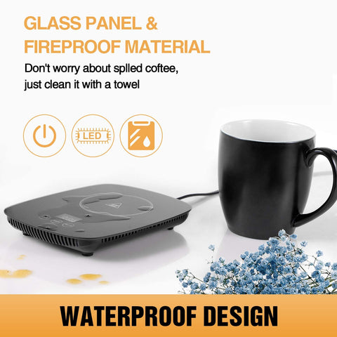 YEOSEN coffee mug warmer durable base supports steady desk setup.