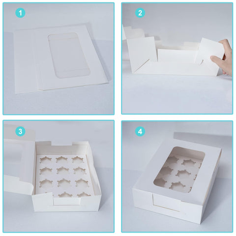 Yeplan box ships flat and folds quickly without glue