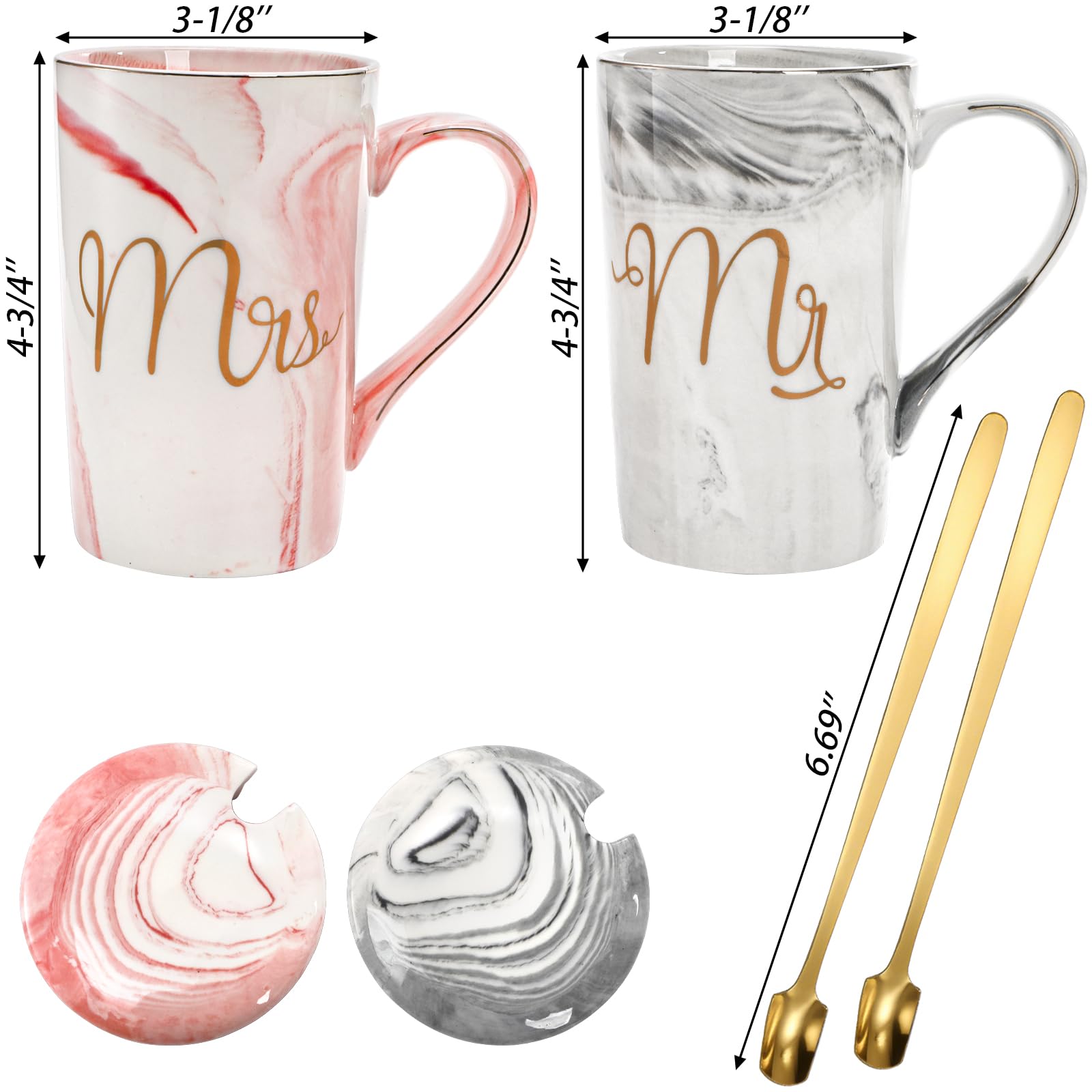 Yesland ceramic mug lid in marble grey keeps drinks warm