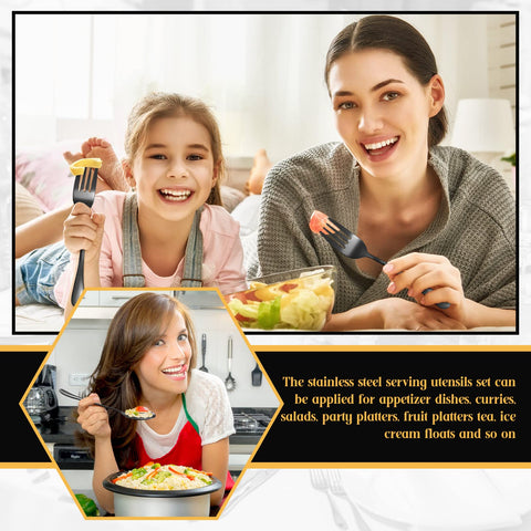 Yetene 19-piece serving flatware set soup spoon with balanced heft