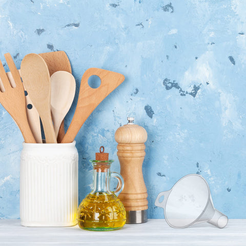 Yetene kitchen-bath-garage funnel set supports tidy bottle filling