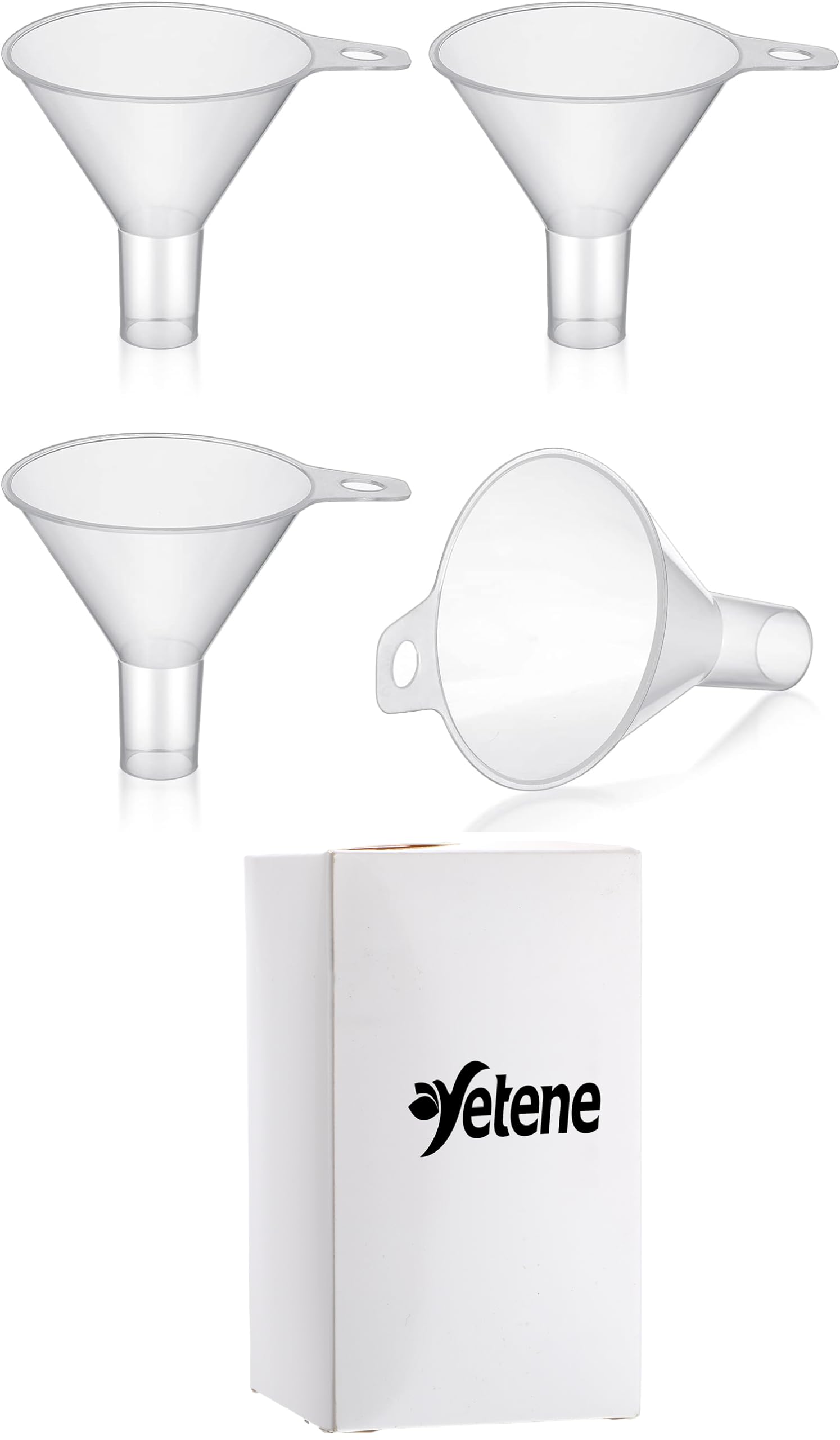 Yetene 4-pack funnels simplify refills and reduce spills