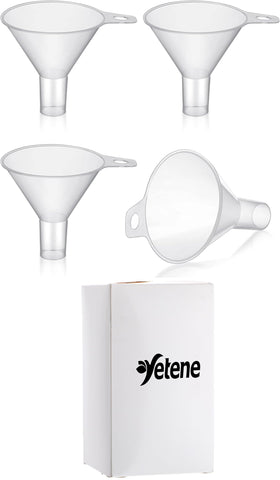 Yetene 4-pack funnels simplify refills and reduce spills