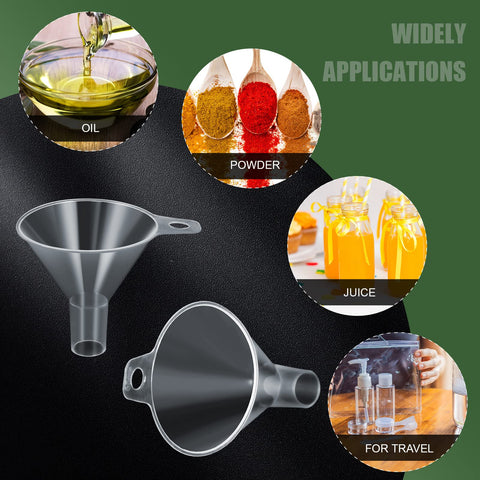 Yetene wide-mouth funnel for easy pouring of oils and sauces
