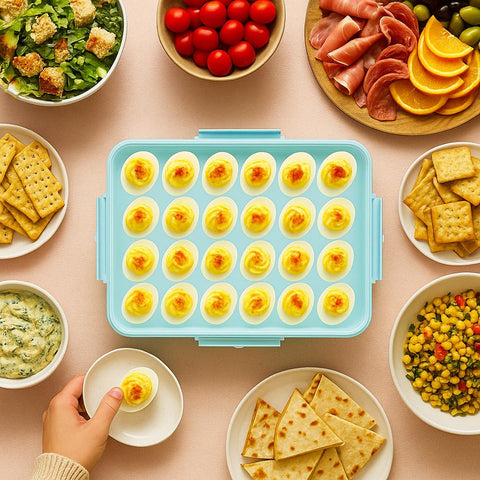 YETESON versatile tray doubles for cookies and finger foods.