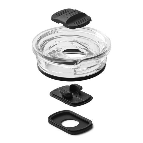 YETI 30 oz Travel Mug Stronghold Lid dishwasher-safe for easy cleaning after trips.