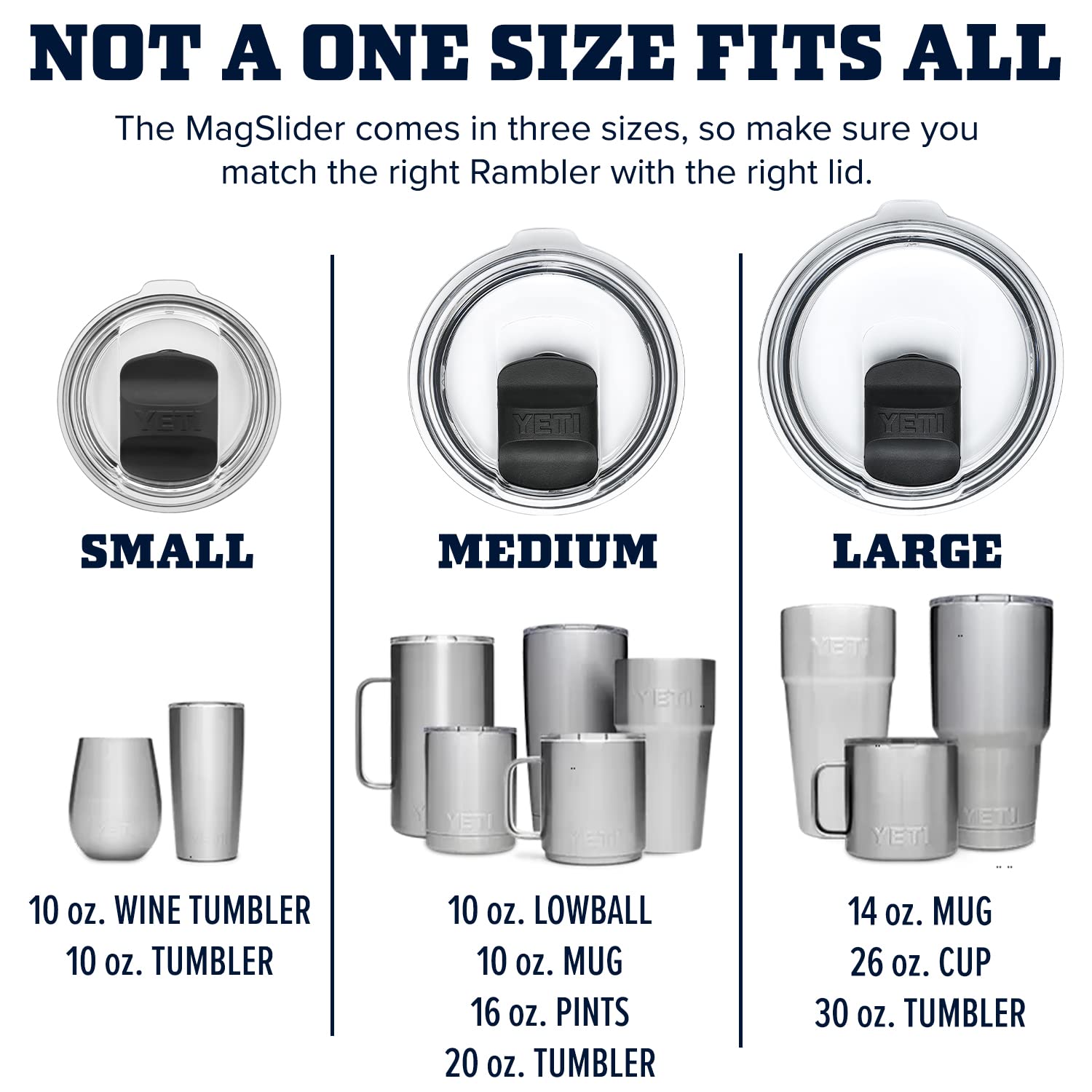 YETI MagSlider lid on 10oz mug closeup highlighting easy cleaning with removable slider