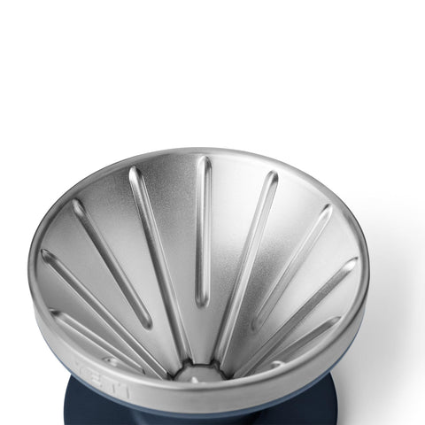 YETI Pour Over Accessory works with any V60 filter for flexibility.