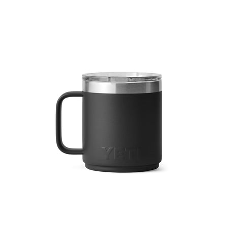 YETI Rambler 4-inch height graphic illustrating mug size for travel use.
