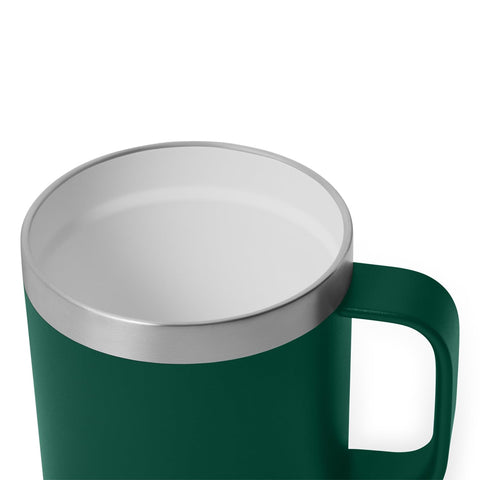 YETI Rambler 10 oz mug vacuum-insulated interior maintains temperature for hours