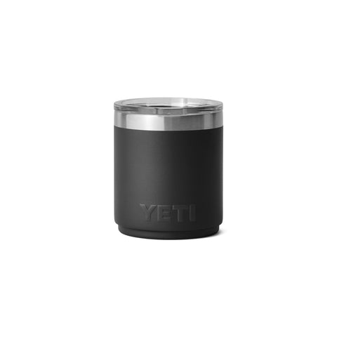 YETI Rambler 10 oz Lowball black finish gives a sleek premium look.