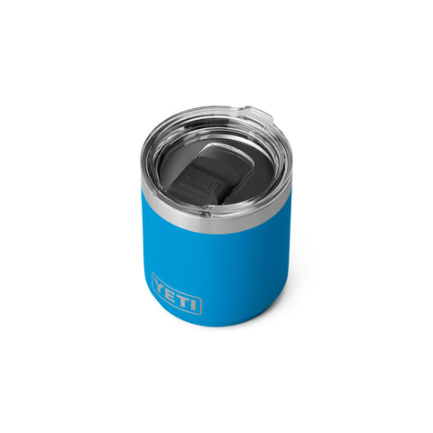YETI Rambler 10 oz Lowball 2.0 MagSlider lid for easy access and control.