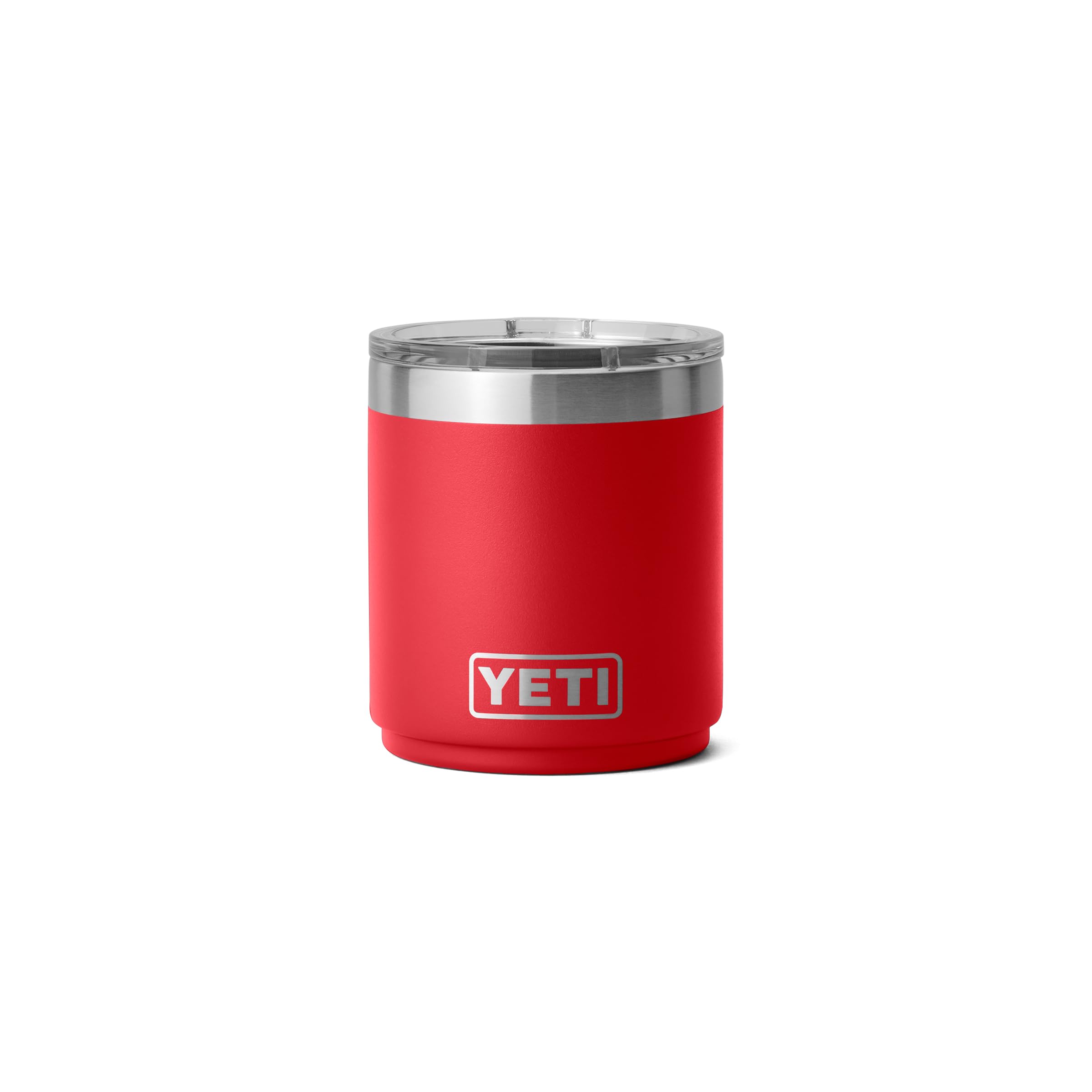 YETI Rambler 10 oz Lowball 2.0 stackable design for easy storage.