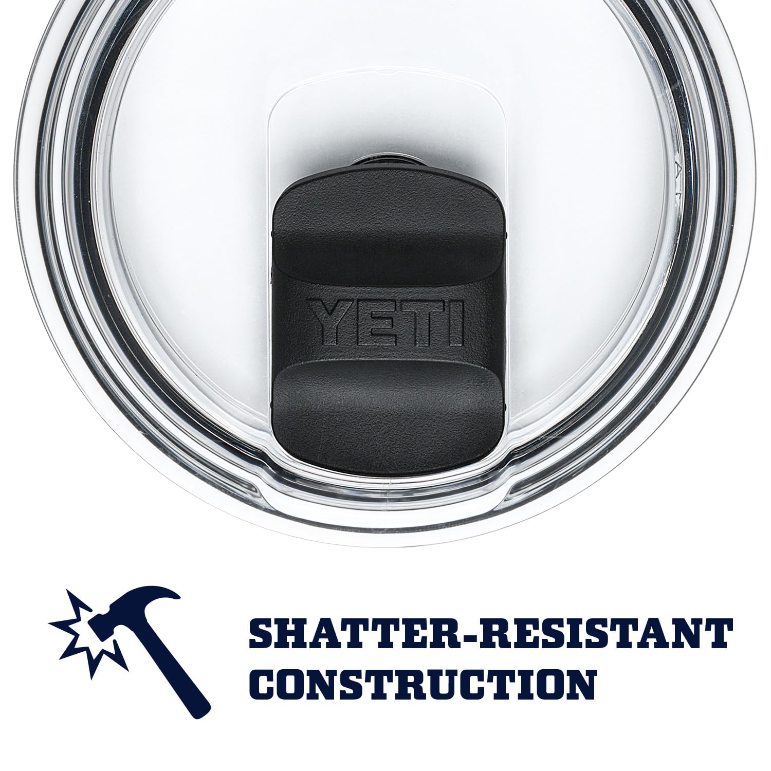 YETI Rambler 10 oz Stackable Mug stands 4 inches tall with a 3.5 inch lip.