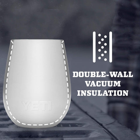 YETI Rambler Navy Duracoat finish resists fading during adventures