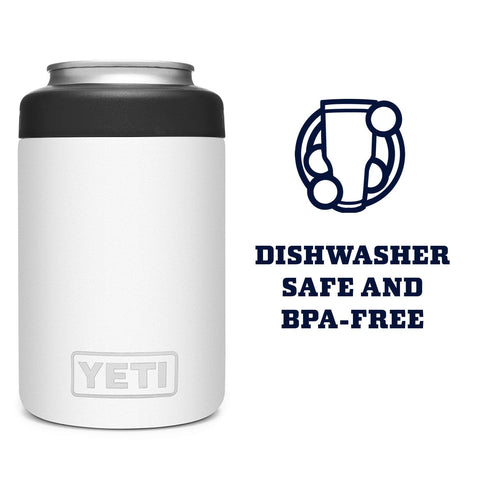 YETI Rambler Colster with Duracoat finish resists chips in outdoor use.
