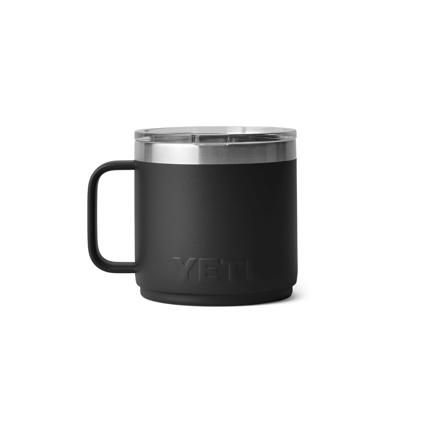 YETI Rambler 14 oz mug nests compactly for travel