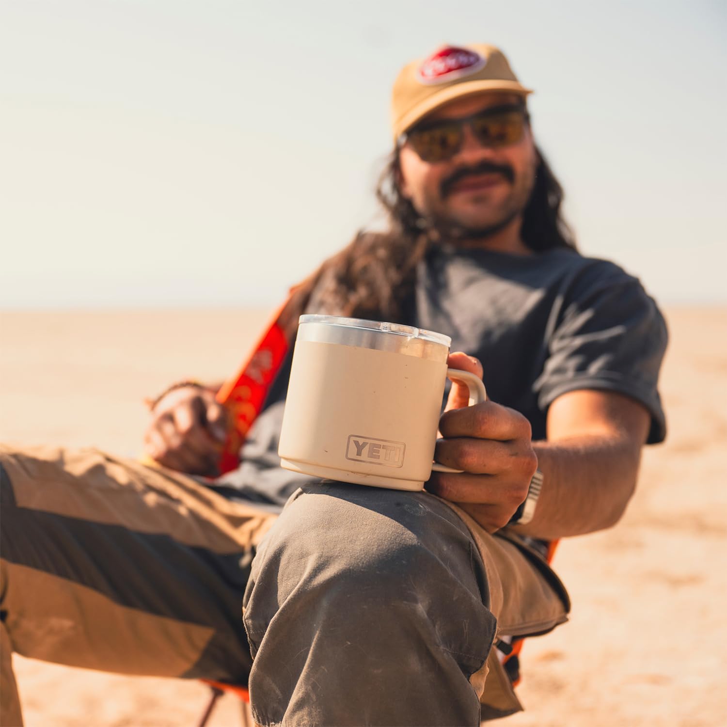 YETI Rambler dishwasher-safe icon indicates easy cleanup after meals