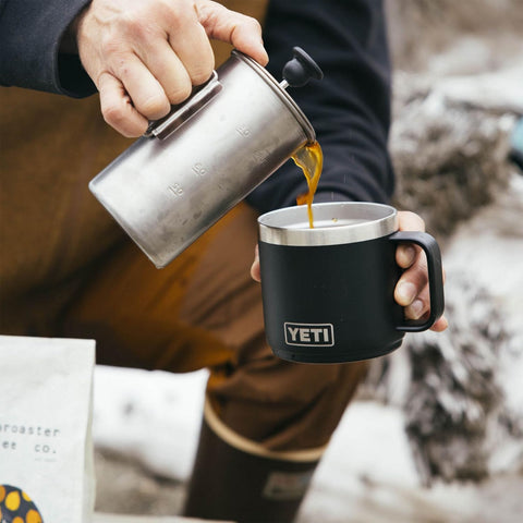 YETI Rambler 14 oz dishwasher-safe mug for easy cleanup