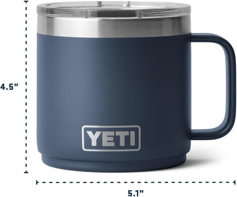 YETI Rambler 14 oz MagSlider lid demonstrates controlled sipping