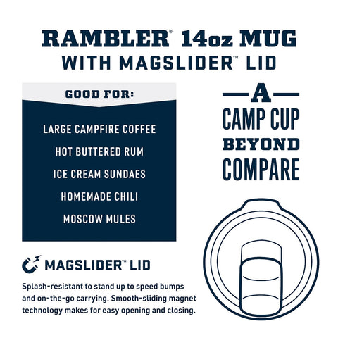 Ultramarine Violet finish on the YETI Rambler mug, built for daily durability.