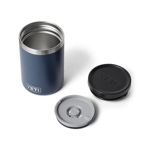 YETI Rambler in action on a trail, keeping snacks fresh