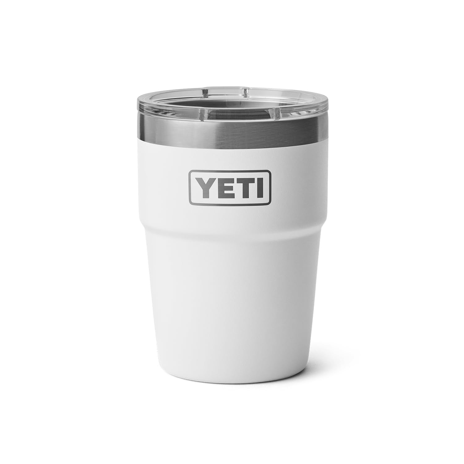 YETI Rambler 16 oz Stackable Tumbler white stackable storage shown for home organization