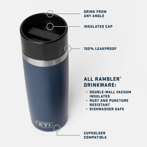 YETI Rambler cap closeup, tropical pink, 360° leakproof design for versatile sipping.