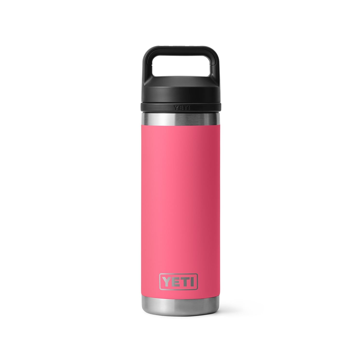 YETI Rambler 18 oz bottle in 18-8 stainless steel resists punctures and rust