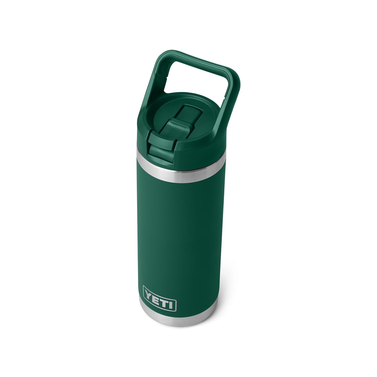 YETI Rambler 18 oz bottle keeps beverages cold to the last sip.