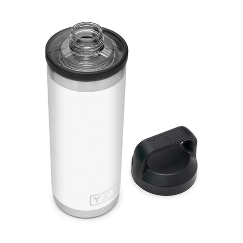 YETI Rambler 18 oz bottle with Chug Cap for quick, leakproof sips on the go.
