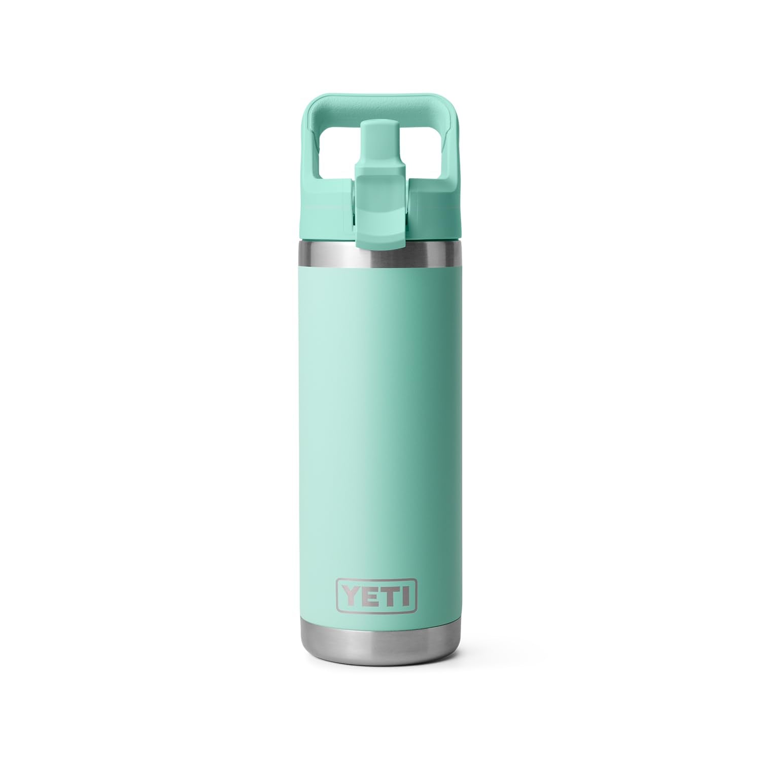 YETI Rambler 18oz bottle beside a desk supports steady hydration during work.