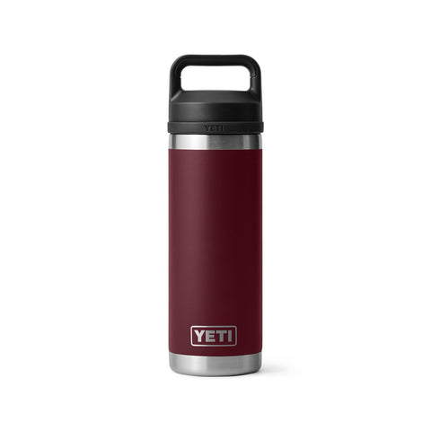 YETI Rambler 18oz bottle double-wall vacuum insulation maintains temperature