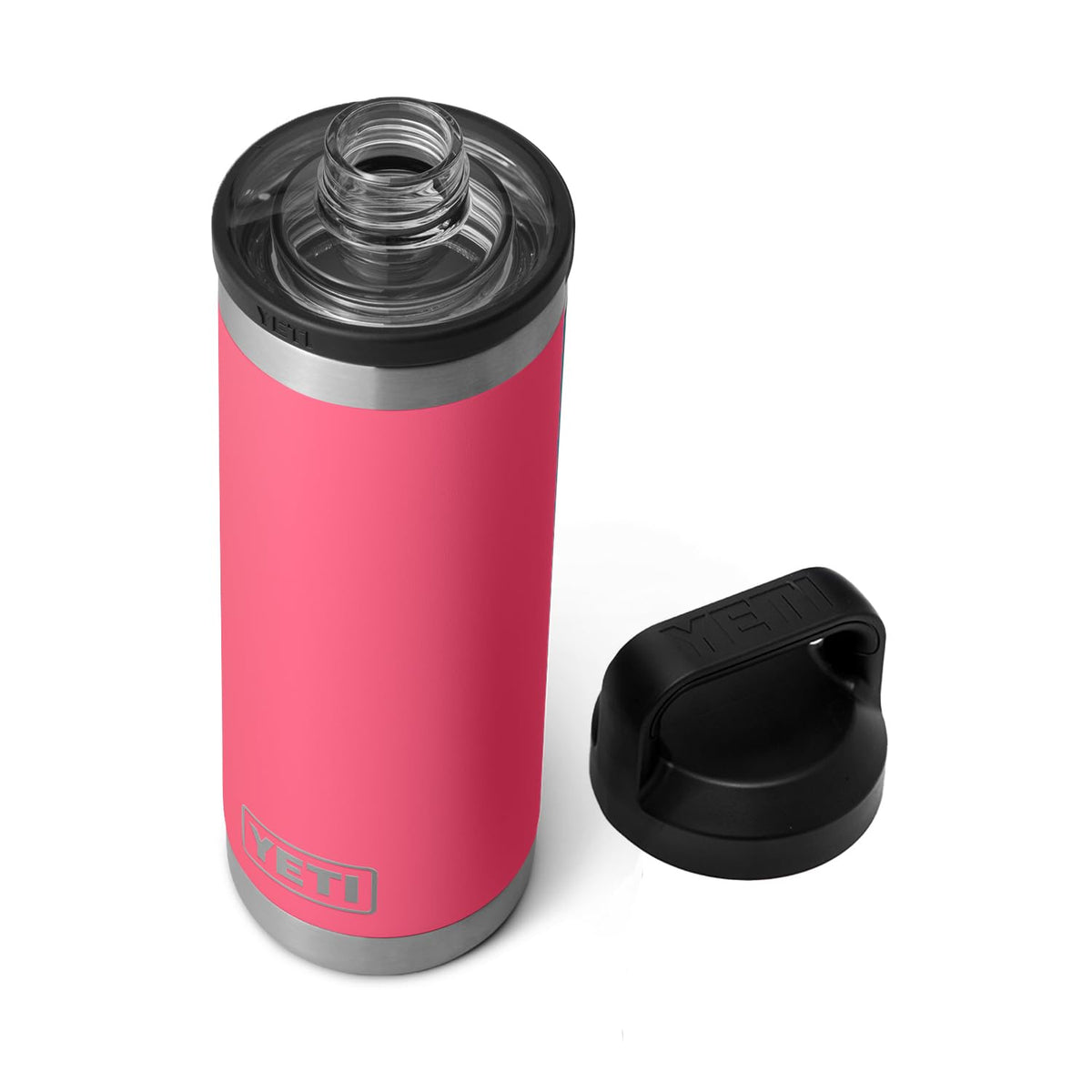 YETI Rambler 18 oz bottle with leakproof chug cap for spill-free sipping on the go