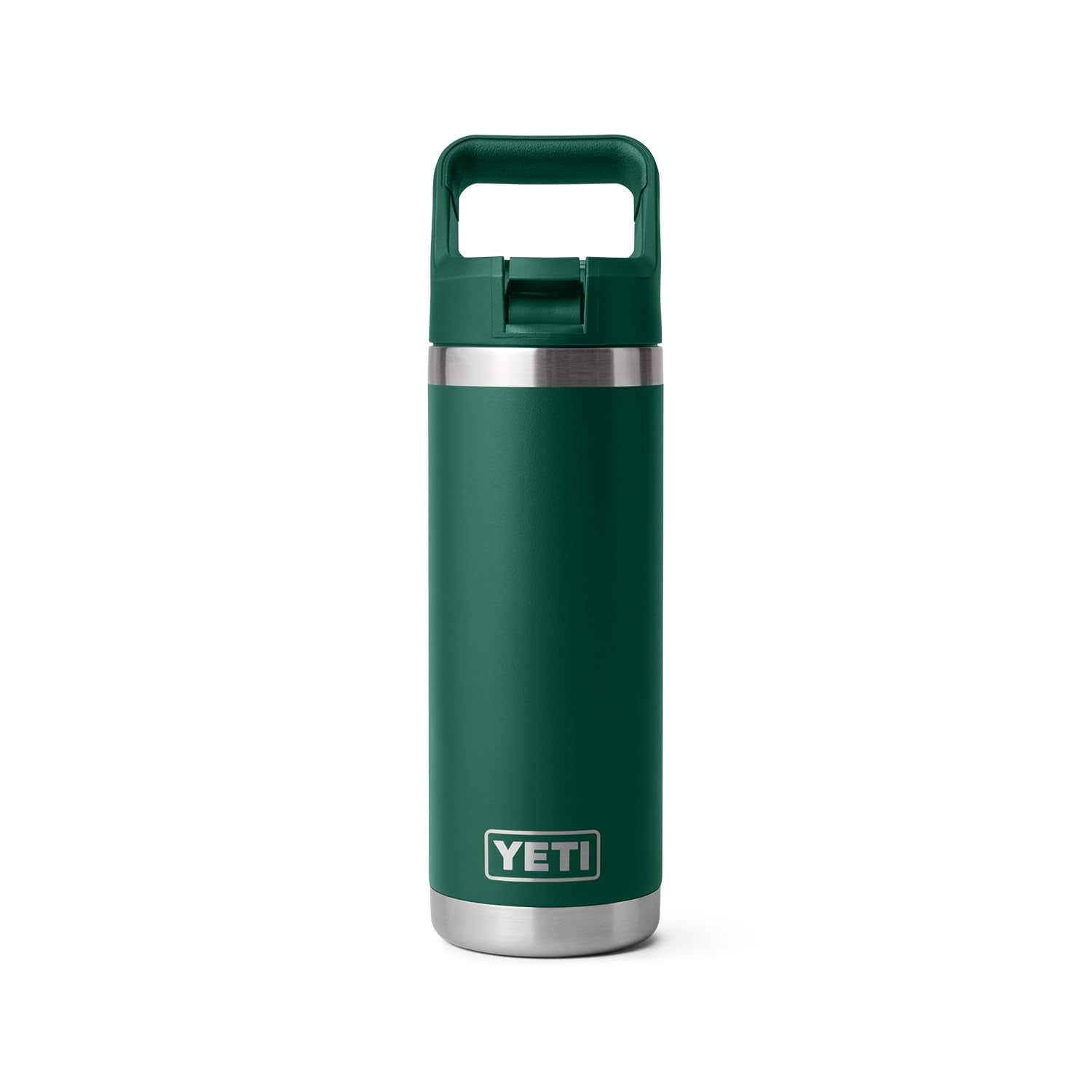 YETI Rambler 18 oz bottle with no-sweat design keeps hands dry during activities.