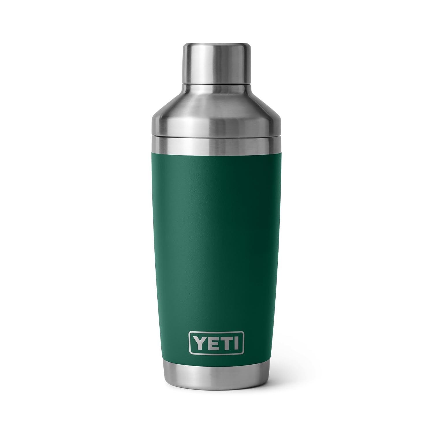 YETI Rambler 20oz shaker with double-wall insulation keeps cocktails ice-cold.