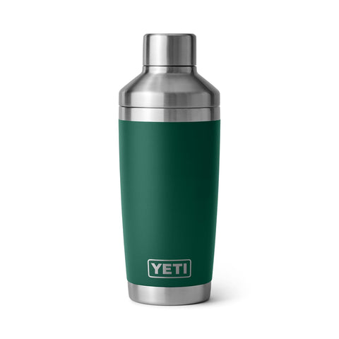 YETI Rambler 20oz shaker with double-wall insulation keeps cocktails ice-cold.