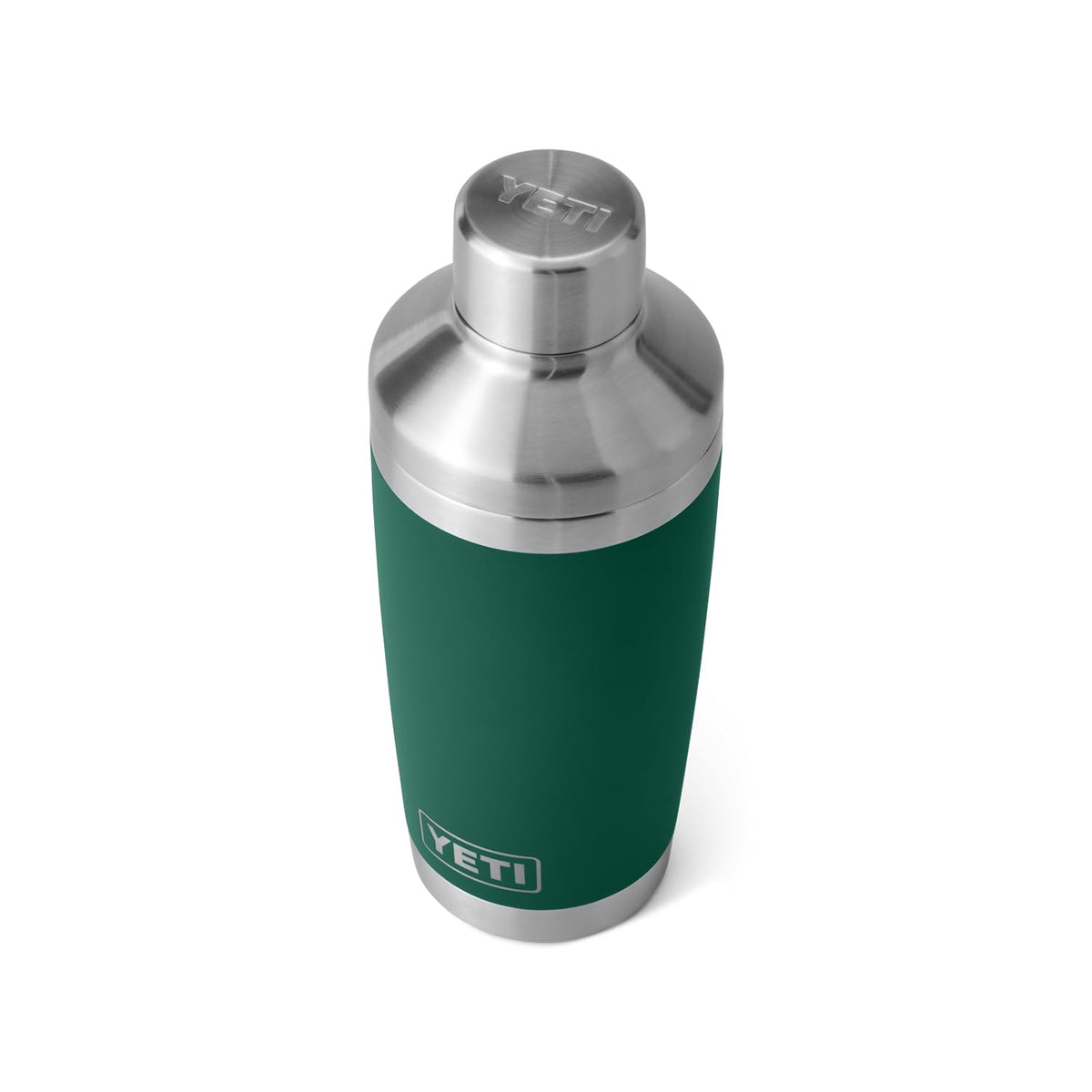 YETI Rambler 20oz cocktail shaker in stainless steel for durable, cold drinks.