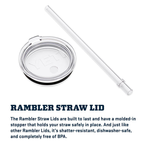 YETI Rambler 20 oz lid shatter-resistant and durable for daily use.