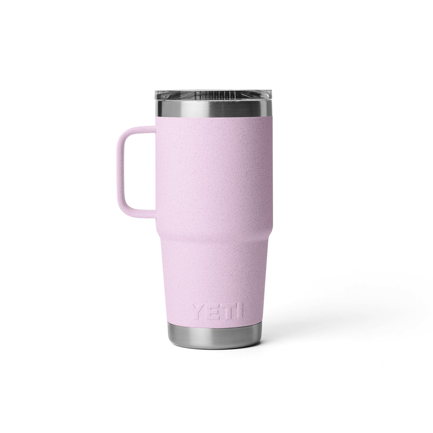 YETI Rambler 360-degree welded handle provides a secure grip on the go