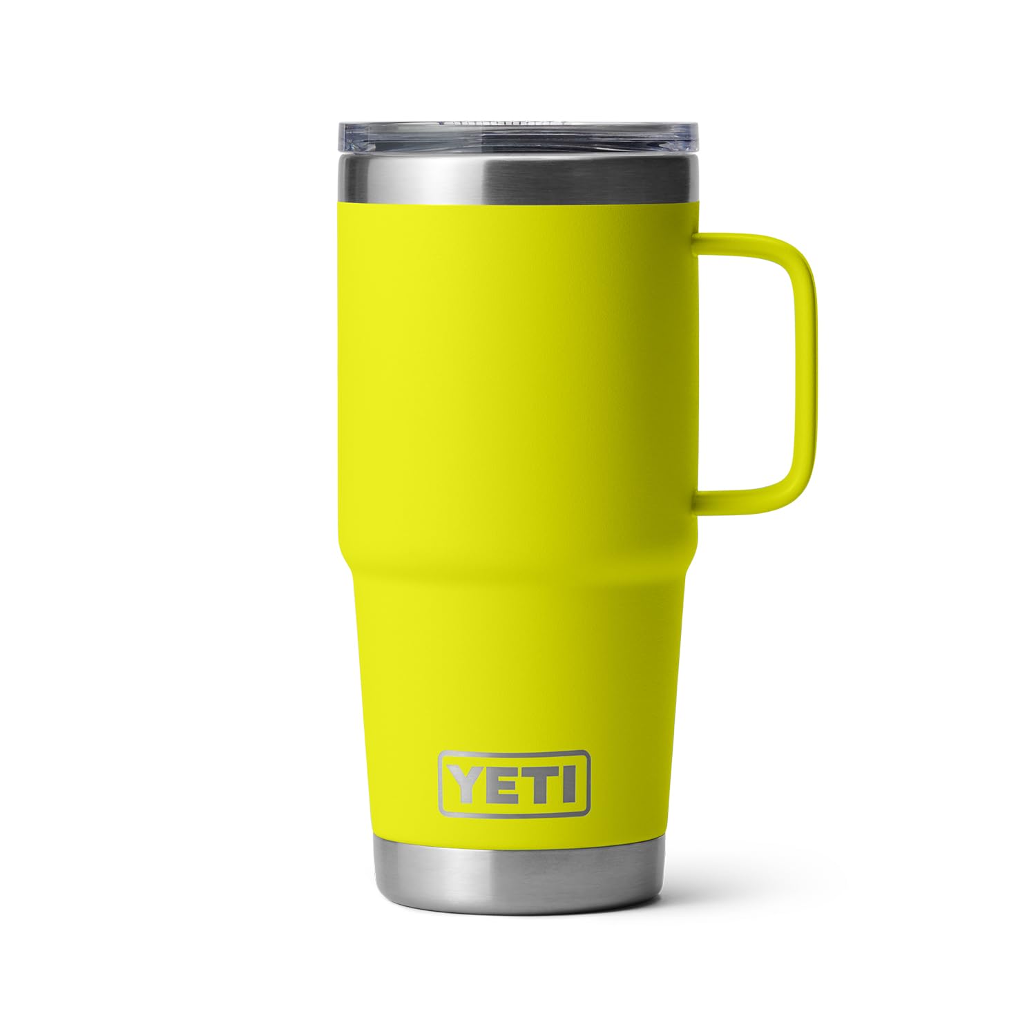 YETI Rambler 20 oz Travel Mug 360-degree welded handle, easy grip