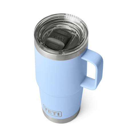 YETI Rambler 20 oz Travel Mug front view with vacuum insulation keeps beverages cold