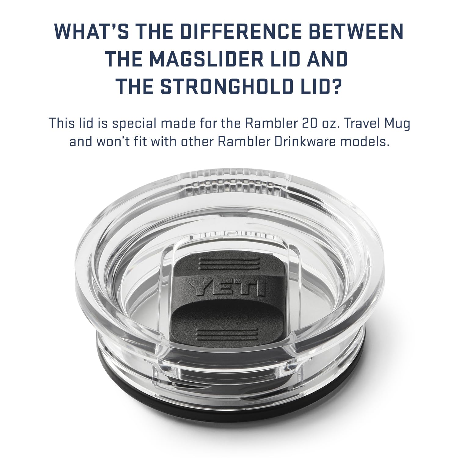 YETI Rambler in use with coffee steam highlights daily versatility