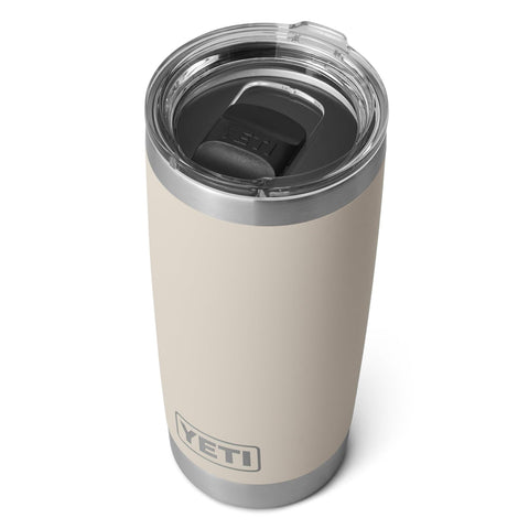 YETI Rambler 20 oz stainless tumbler with MagSlider lid for secure magnetic closure