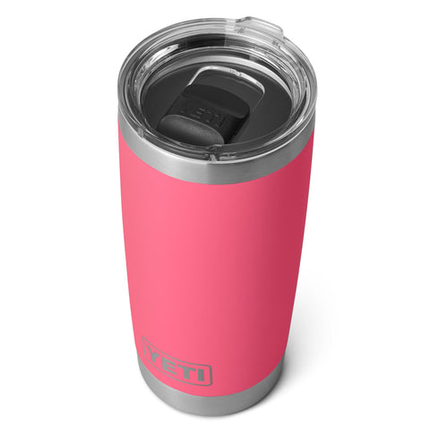 YETI Rambler 20 oz tropical pink side view for on-the-go hydration