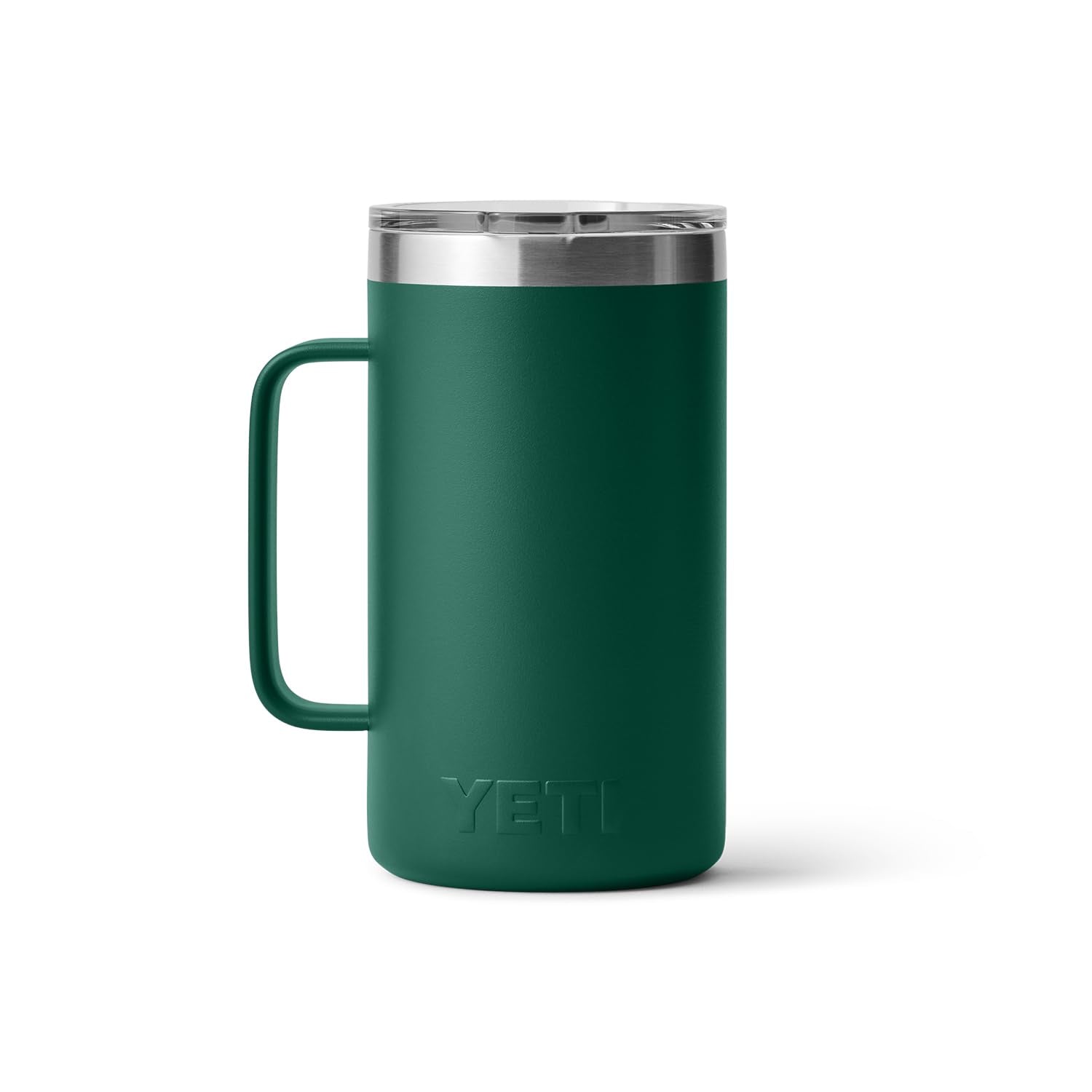 YETI Rambler 24 oz mug in Black Forest Green color