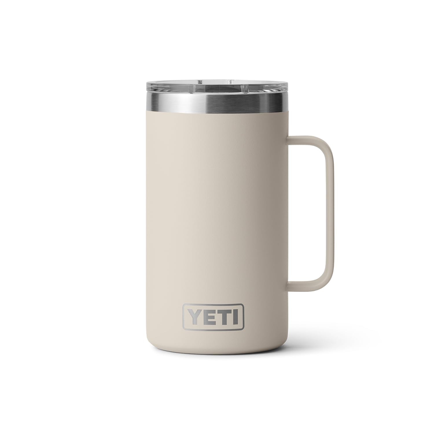 YETI Rambler 24 oz Mug in stainless steel for long-lasting use