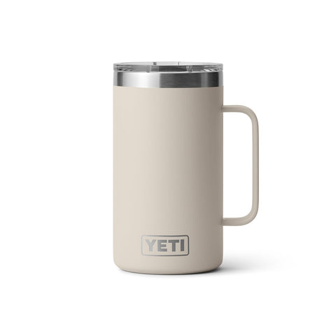 YETI Rambler 24 oz Mug in stainless steel for long-lasting use