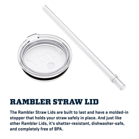 YETI Rambler BPA-free straw lid for safe everyday sipping