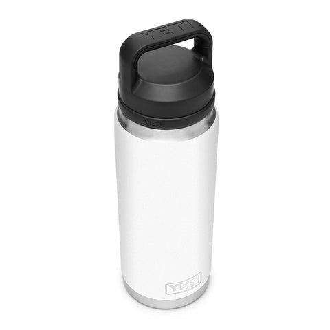 YETI Rambler 26 oz bottle made of 18-8 stainless steel for durability